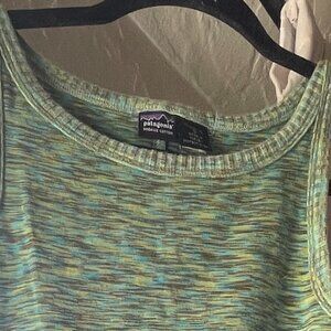 Patagonia spacedye cotton minidress